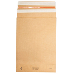 Sacchetti a fondo quadro e-green - b4 - 25 x 35 x 5 + 10 cm - carta kraft - avana - bong packaging - conf. 250 pezzi