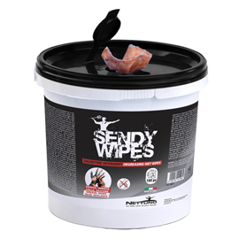 Salviette umidificate sandy wipes - 26 x 27 cm - nettuno - conf. 100 pezzi