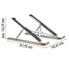 Supporto alza notebook fold -  fino a 15' - durable