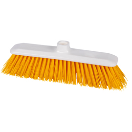 Scopa haccp - con setole rigide - giallo - la briantina professional