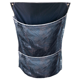 Sacco rifiuti racksack rollcage - 2 tasche - trasparente - beaverswood
