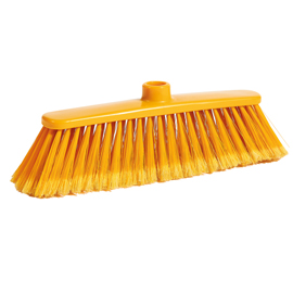 Scopa alma - per interni - giallo - 33 x 7,5 x 11,5cm - ppl/pvc -  perfetto
