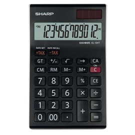 Sharp - calcolatrice da tavolo el-124t - 12 cifre - el-124t