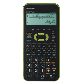 Sharp - calcolatrice scientifica el-w531xh - verde - elw531xhgr
