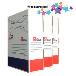 Scatola archivio st-box a4 legal 250x350mm dorso 8,5cm starline