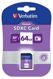 Secure digital card 64gb xc class uh s-1