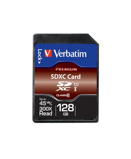 Secure digital card premium sdxc class 10/uhs-1 128gb