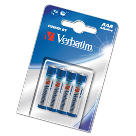 Scatola 4 pile aaa alkaline mini stilo
