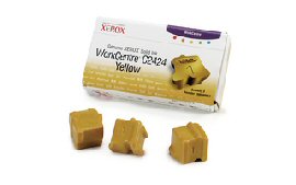Solid ink giallo originale per xerox work-centre c2424 (3 stick)