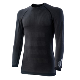 T-shirt thermo active - manica lunga - taglia l/xl - antracite - rossini