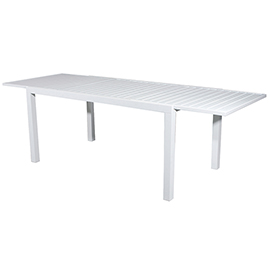 Tavolo sardegna - rettangolare - 160 x 100 x 74 cm - bianco - verdelook