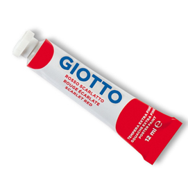 Tempera giotto tubo 4 (12ml) rosso scarlatto 08