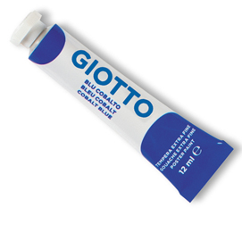 Tempera giotto tubo 4 (12ml) blu cobalto 16