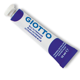 Tempera giotto tubo 4 (12ml) blu oltremare 17