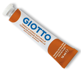 Tempera giotto tubo 4 (12ml) terra di siena naturale 20