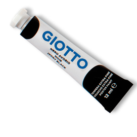 Tempera giotto tubo 4 (12ml) nero 24