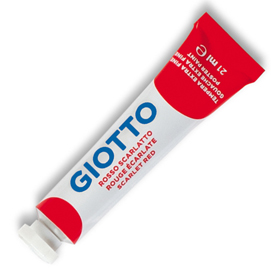 Tempera giotto tubo 7 (21ml) rosso scarlatto 08
