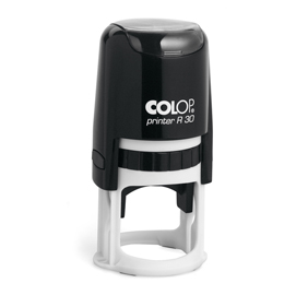 Timbro printer r30 diametro 30mm personalizzabile autoinchiostrante colop