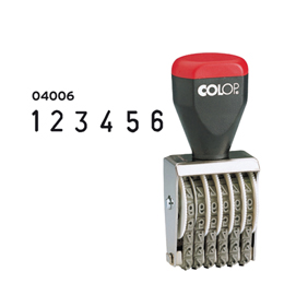 Timbro numeratore 6 colonne 4mm 4006 colop