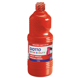 Tempera pronta giotto 1000ml rosso vermiglio