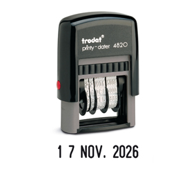 Timbro printy eco 4820 4mm datario autoinchiostrante trodat