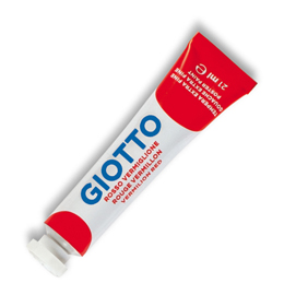 Tempera giotto tubo 7 (21ml) rosso vermiglione 07