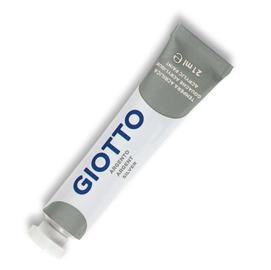 Tempera acrilica giotto tubo 21ml argento