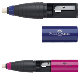 Temperamatite con gomma twist-combi faber castell