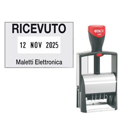 Timbro classic line datario 2360 30x45mm 5righe autoinchiostrante colop