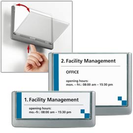 Targa fuori porta click sign 149x106mm durable