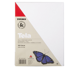 Tela con telaio 18x24cm primo