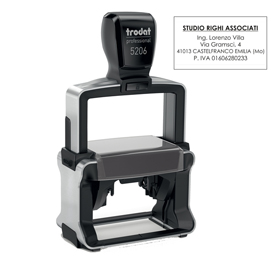 Timbro professional 5208 68x47mm 12righe personaliz autoinch. Trodat
