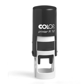 Timbro printer r12 diametro 12mm personalizzabile autoinchiostrante colop