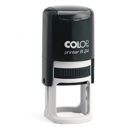 Timbro printer r24 diametro 24mm personalizzabile autoinchiostrante colop