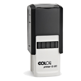 Timbro printer q20 20mm quadrato autoinchiostrante colop