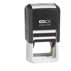 Timbro printer q43 43mm quadrato autoinchiostrante colop