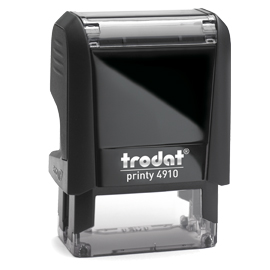 Timbro original printy 4.0 4910 26x10mm 3righe autoinch. Personalizzabile trodat