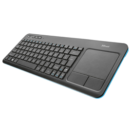 Tastiera wireless con touchpad - trust