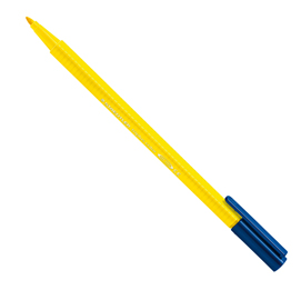Triplus color pennarello punta 1,00mm giallo staedtler