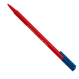 Triplus color pennarello punta 1,00mm rosso staedtler