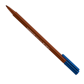Triplus color pennarello punta 1,00mm marrone van dyke staedtler