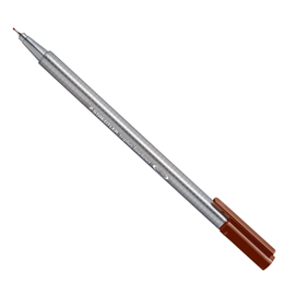 Triplus fineliner punta 0,3mm marrone van dyke staedtler
