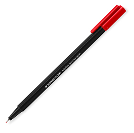 Triplus permanent punta 0,3mm rosso staedtler