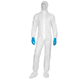 Tuta protez.da rischio chimico dt115 tg. Xxl bianco monouso
