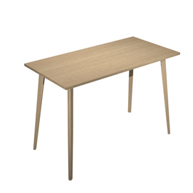 Tavolo alto woody - 160 x 80 x h 105 cm - rovere - artexport