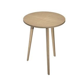 Tavolo rotondo alto woody - Ø 80 cm x h 105 cm - rovere - artexport