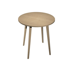 Tavolo rotondo alto woody - Ø 100 cm x h 105 cm - rovere - artexport