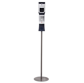 Termoscanner + dispenser automatici scrivia - piantana regolabile