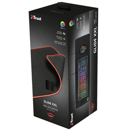 Tappetino da gioco - per mouse xxl - con illuminazione rgb - trust