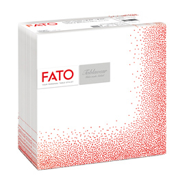 Tovagliolotablewear - linea puntini - 40 x 40 cm - rosso - fato - conf. 50 pezzi